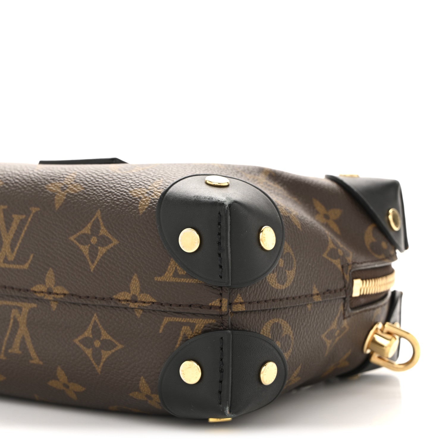 Louis Vuitton Monogram Petite Malle Souple Black