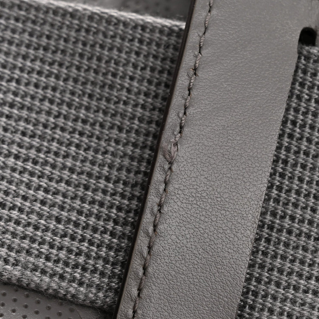 Gucci Calfskin GG Tennis Embossed Duffle Bag Grey