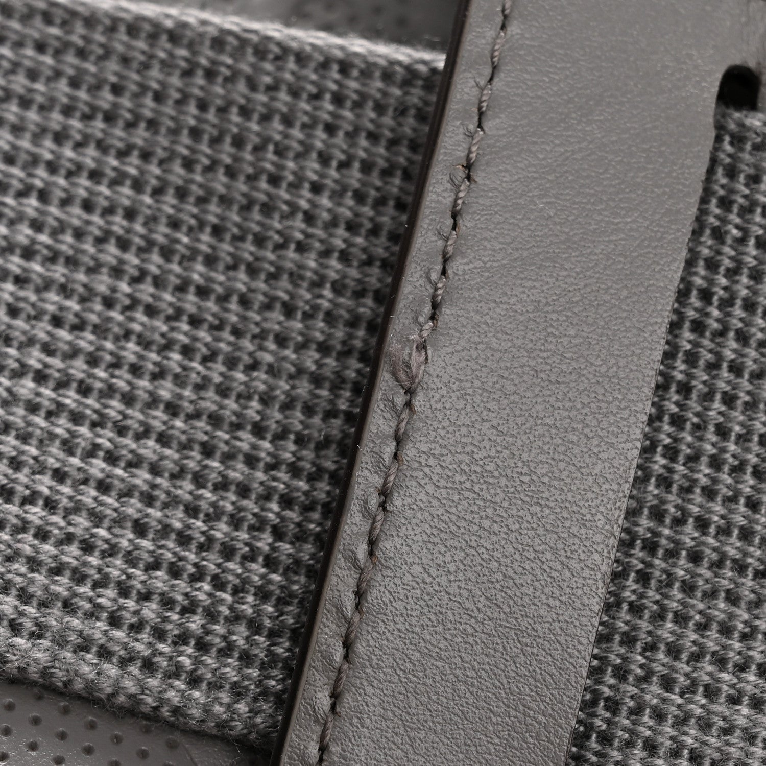 Gucci Calfskin GG Tennis Embossed Duffle Bag Grey