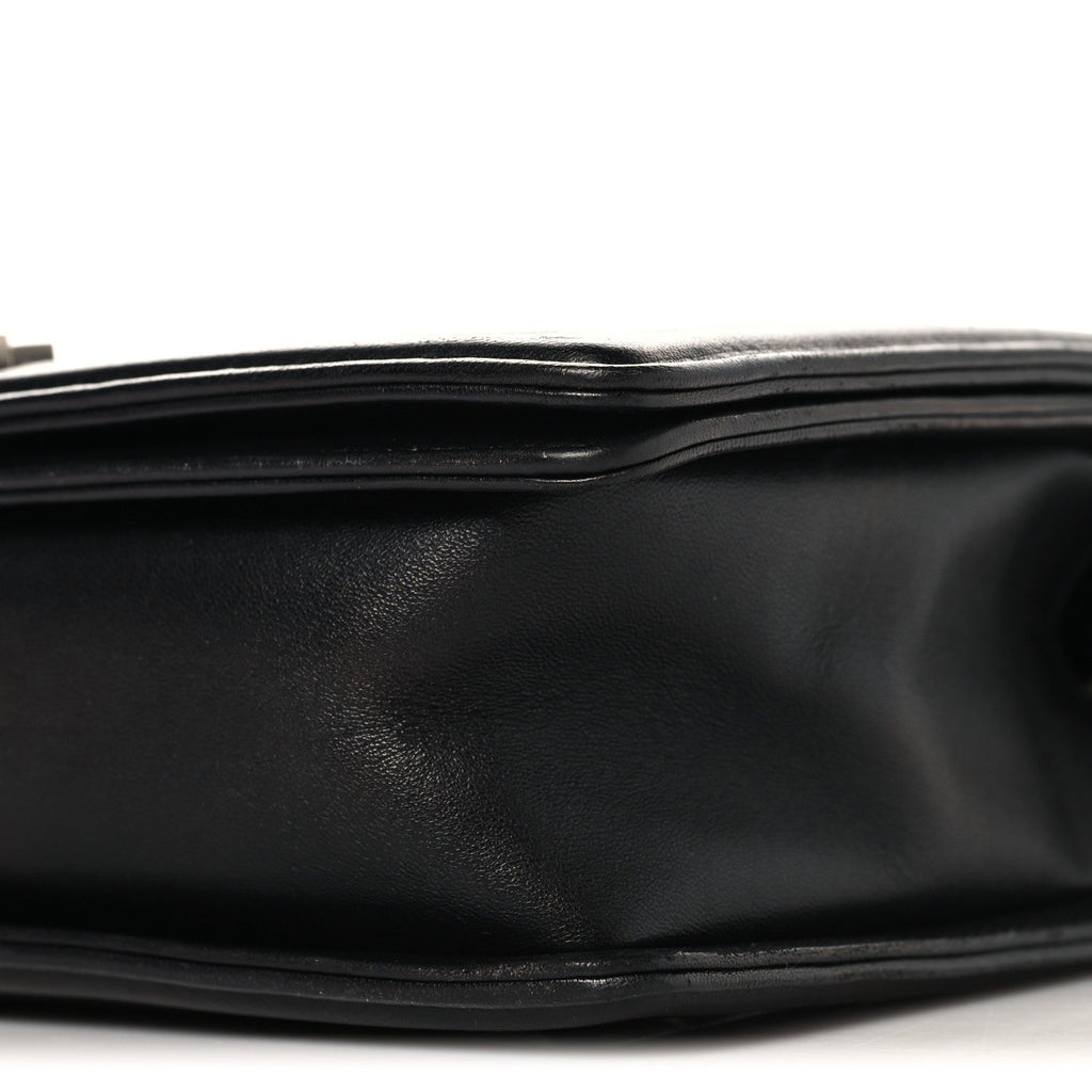 Chanel Lambskin Quilted New Medium Boy Flap Black