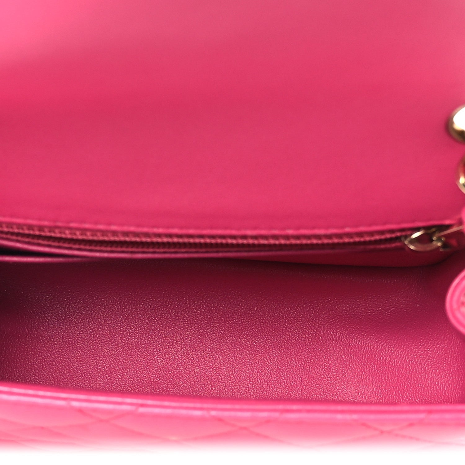 Chanel Lambskin Quilted Mini Square Flap Pink