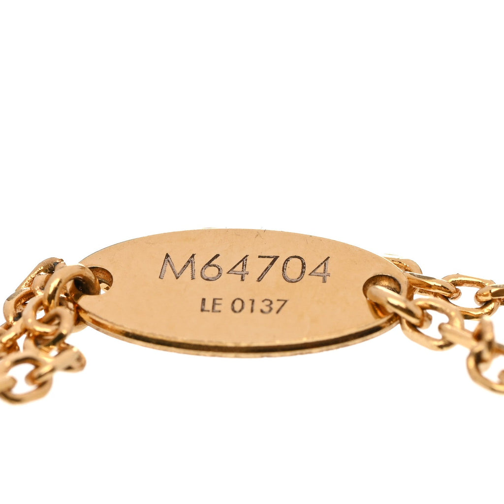 Louis Vuitton Nanogram Buckle Bracelet Gold