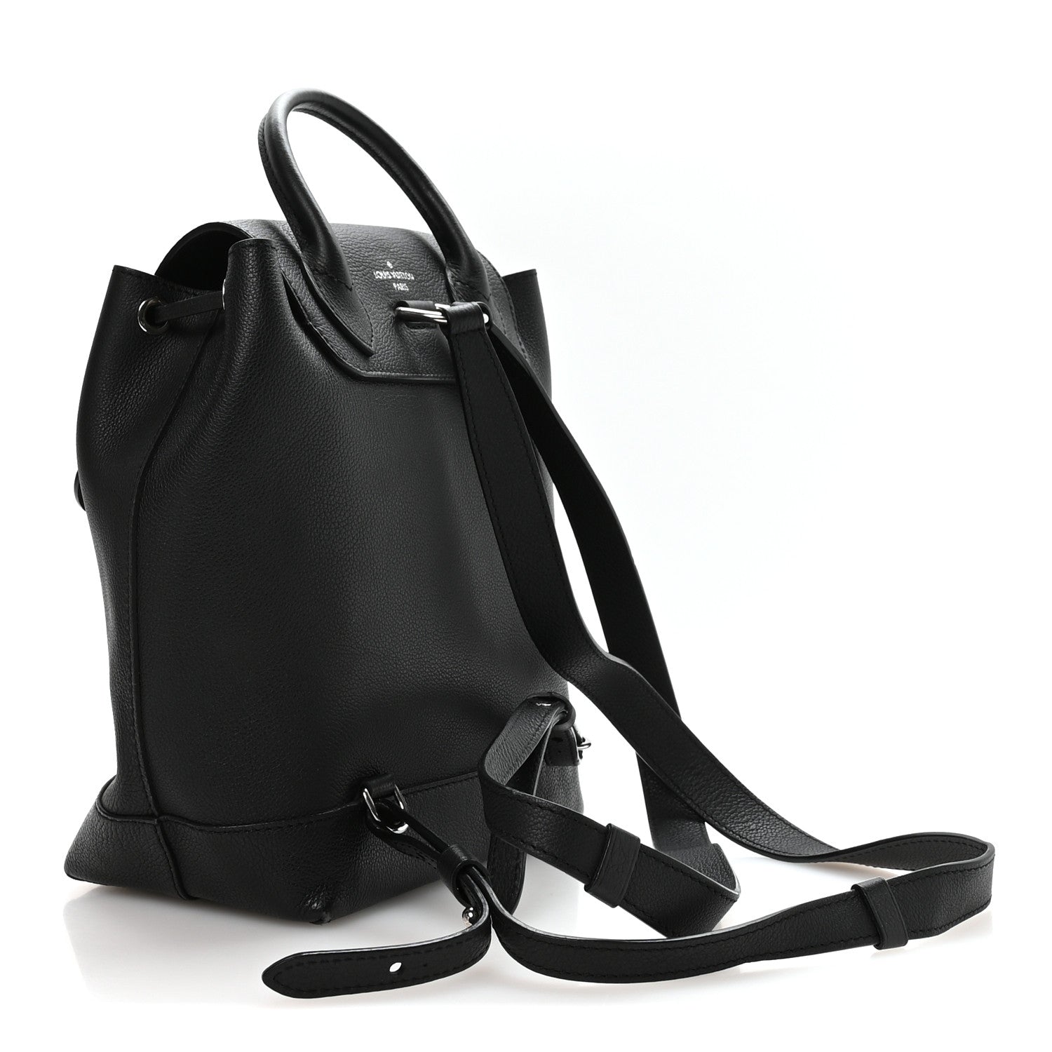 Louis Vuitton Calfskin Lockme Backpack Black