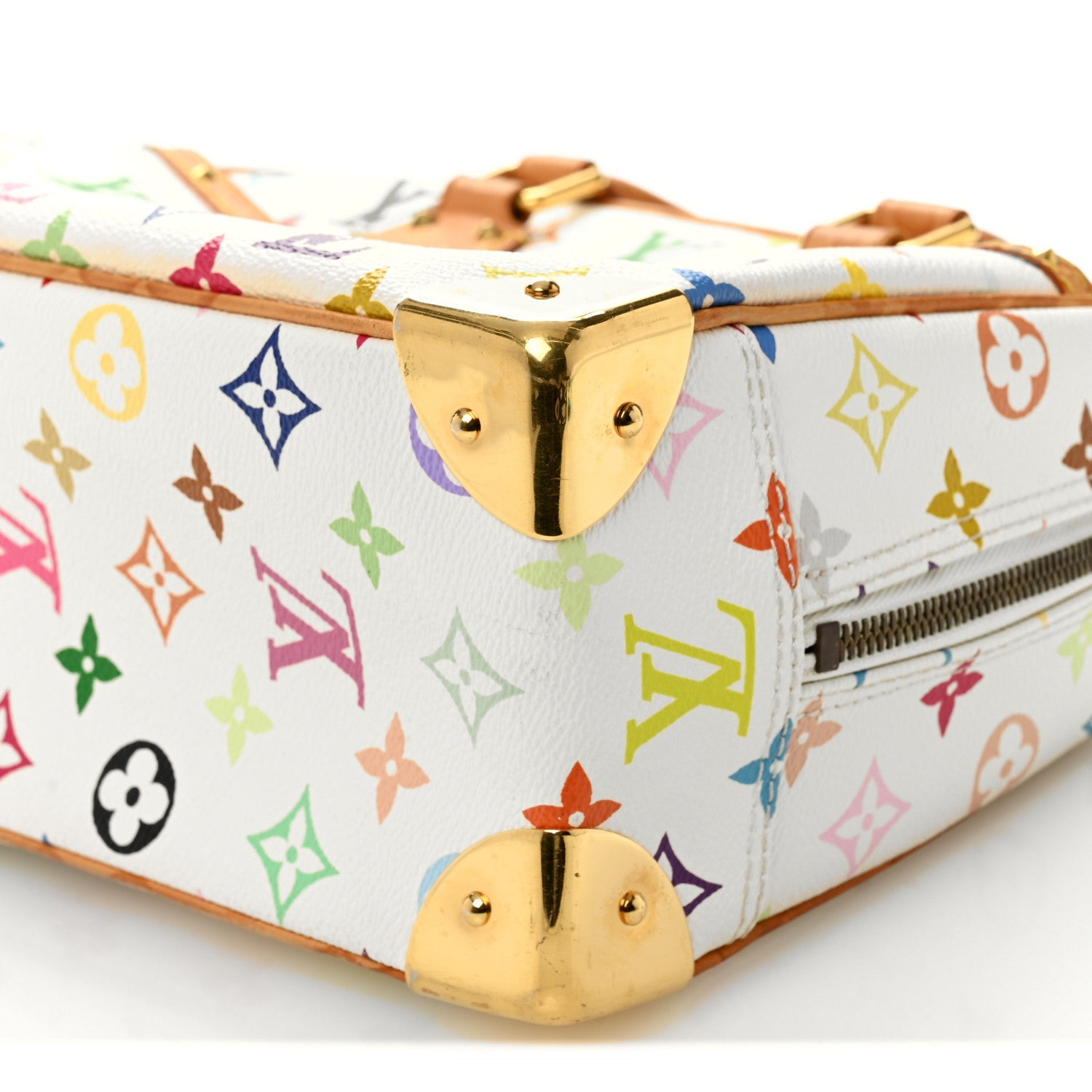 Louis Vuitton Monogram Multicolor Trouville White