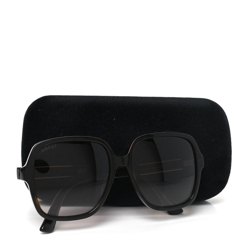 Gucci Oversized Square GG1189S Sunglasses Havana
