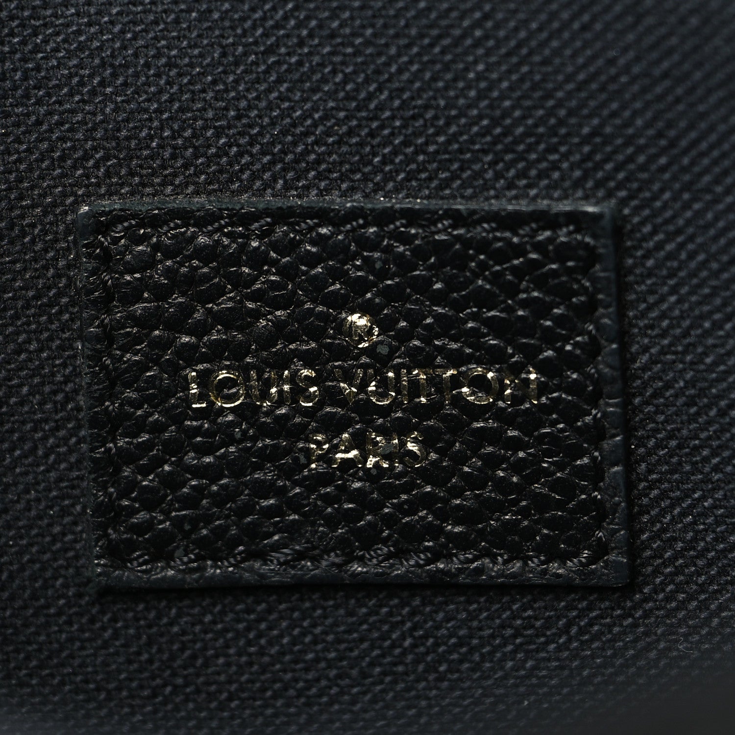 Louis Vuitton Empreinte Pochette Felicie Chain Wallet Black