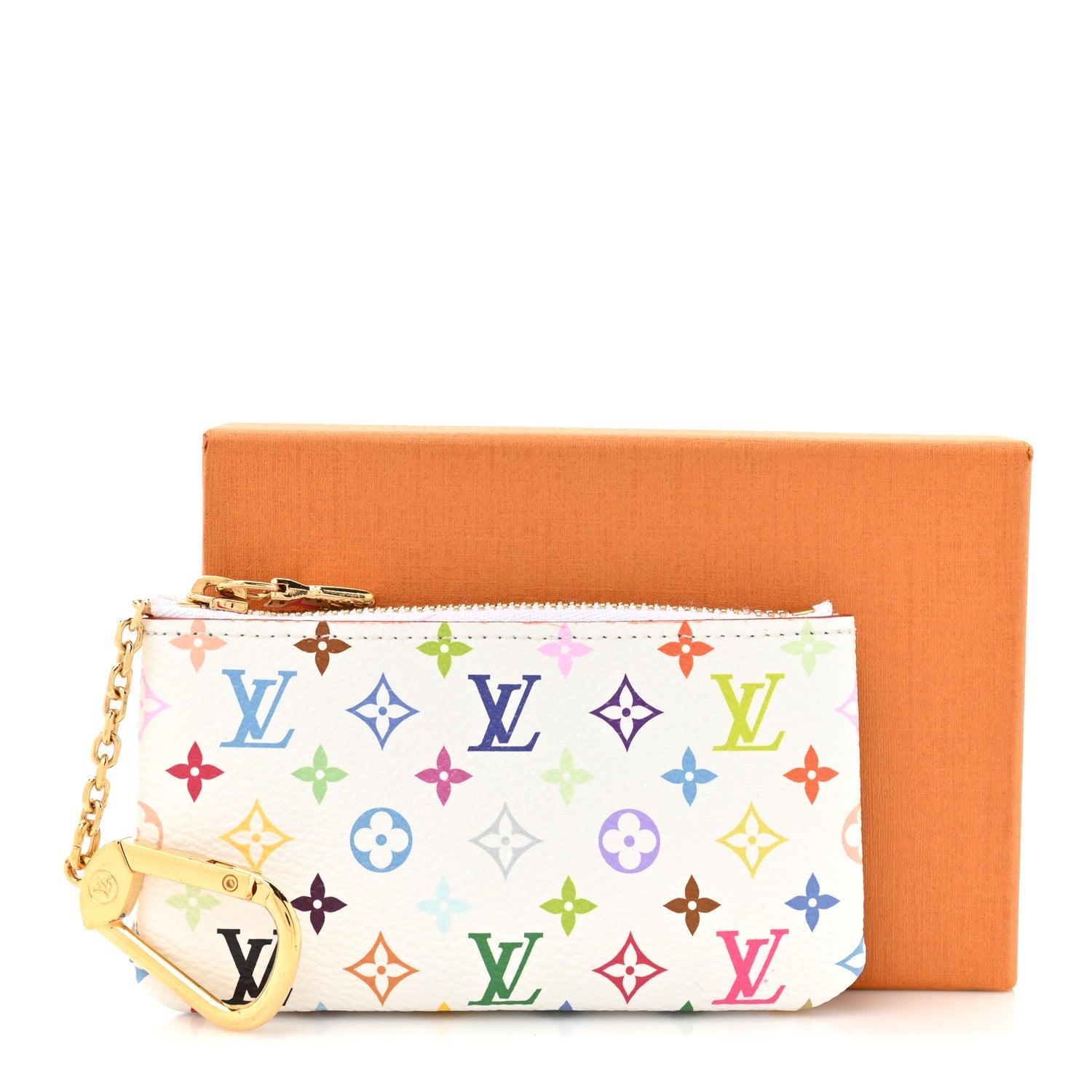 Louis Vuitton LV X TM Monogram Multicolor Key Pouch White