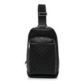Gucci Guccissima Sling Backpack Black
