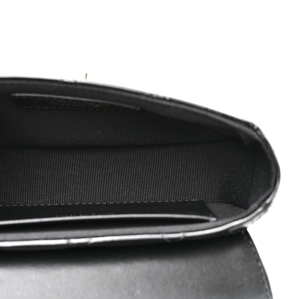 Chanel Patent Calfskin Quilted Mini Flap Black