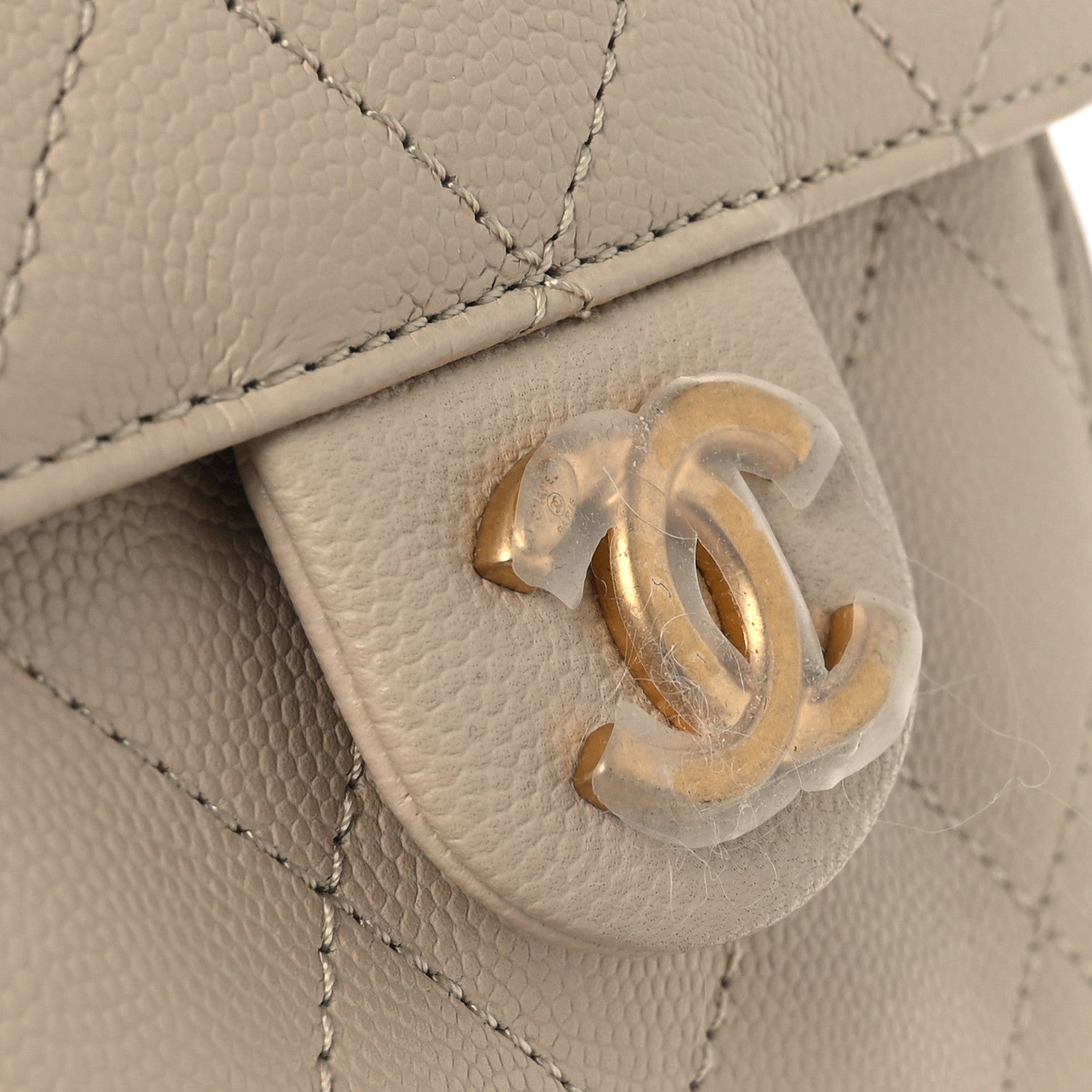 Chanel Caviar Quilted Small Chanel 25 Handbag Beige