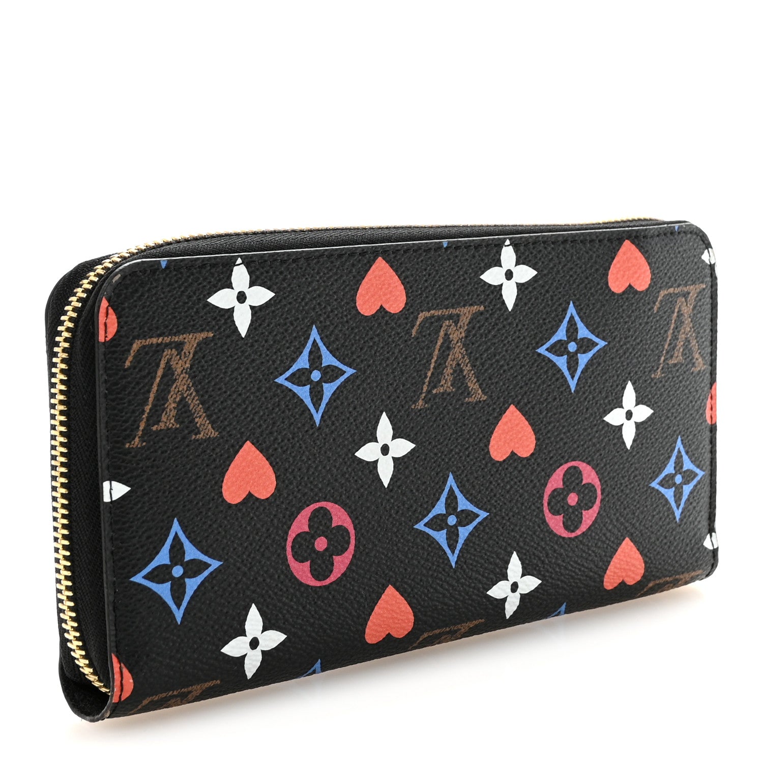 Louis Vuitton Game On Zippy Wallet Black