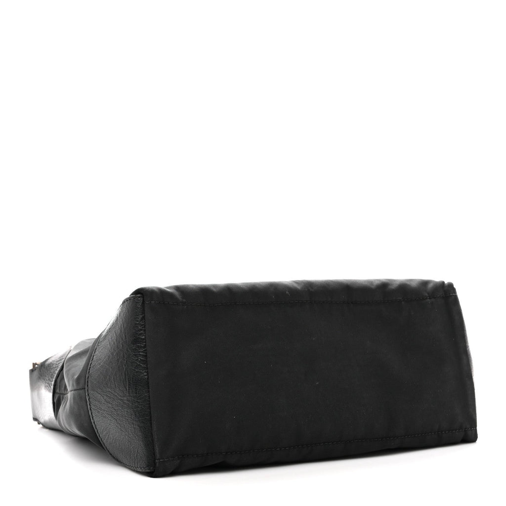 Prada Nylon Shoulder Bag  Black