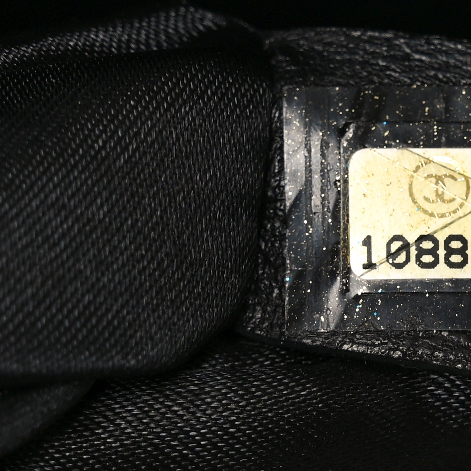 Chanel Velvet Checkered Flap Bag Black