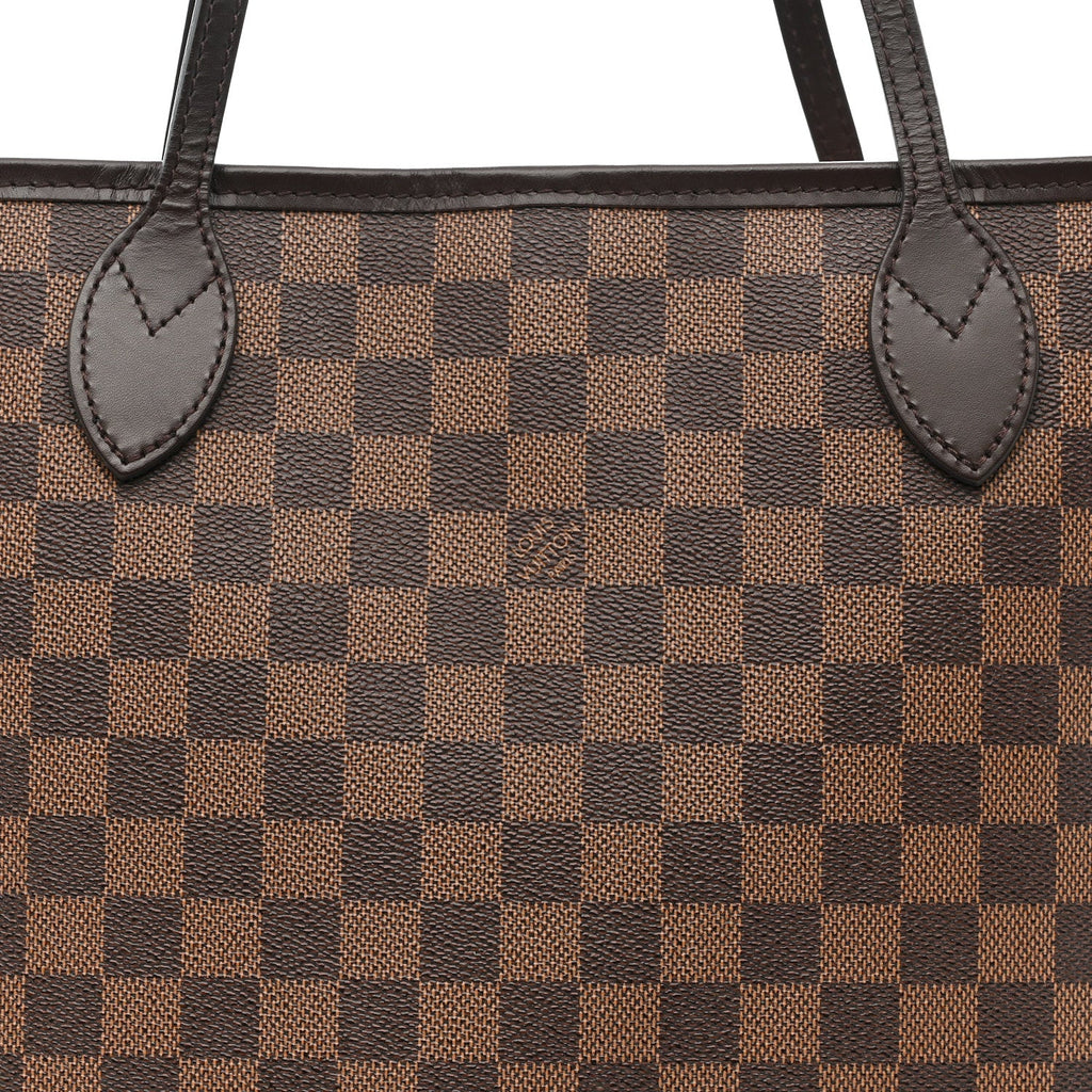 Louis Vuitton Damier Ebene Neo Neverfull MM Rose Ballerine
