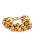 Metal Beaded Multistrand Bracelet Gold