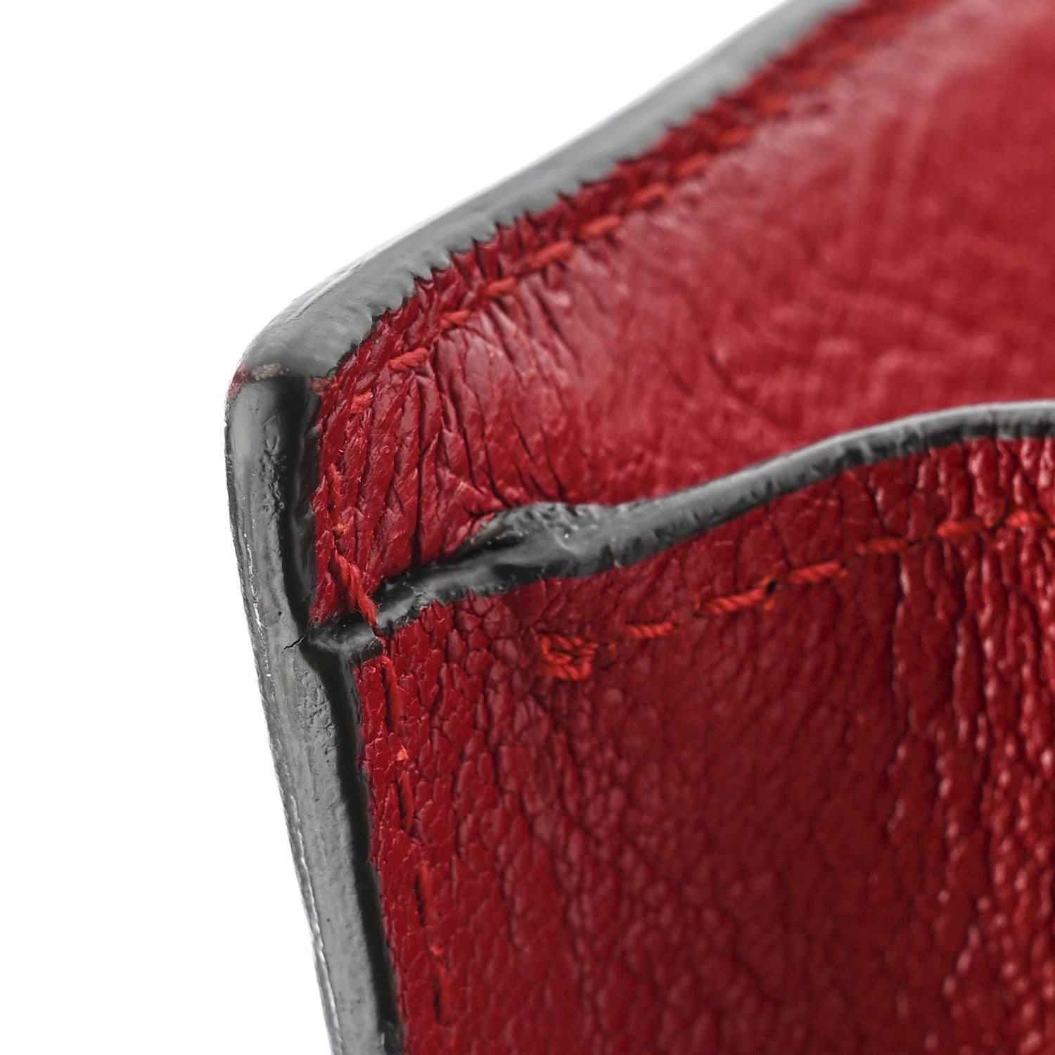 Gucci Calfskin Snakeskin Studded Small Ottilia Top Handle Bag Hibiscus Red