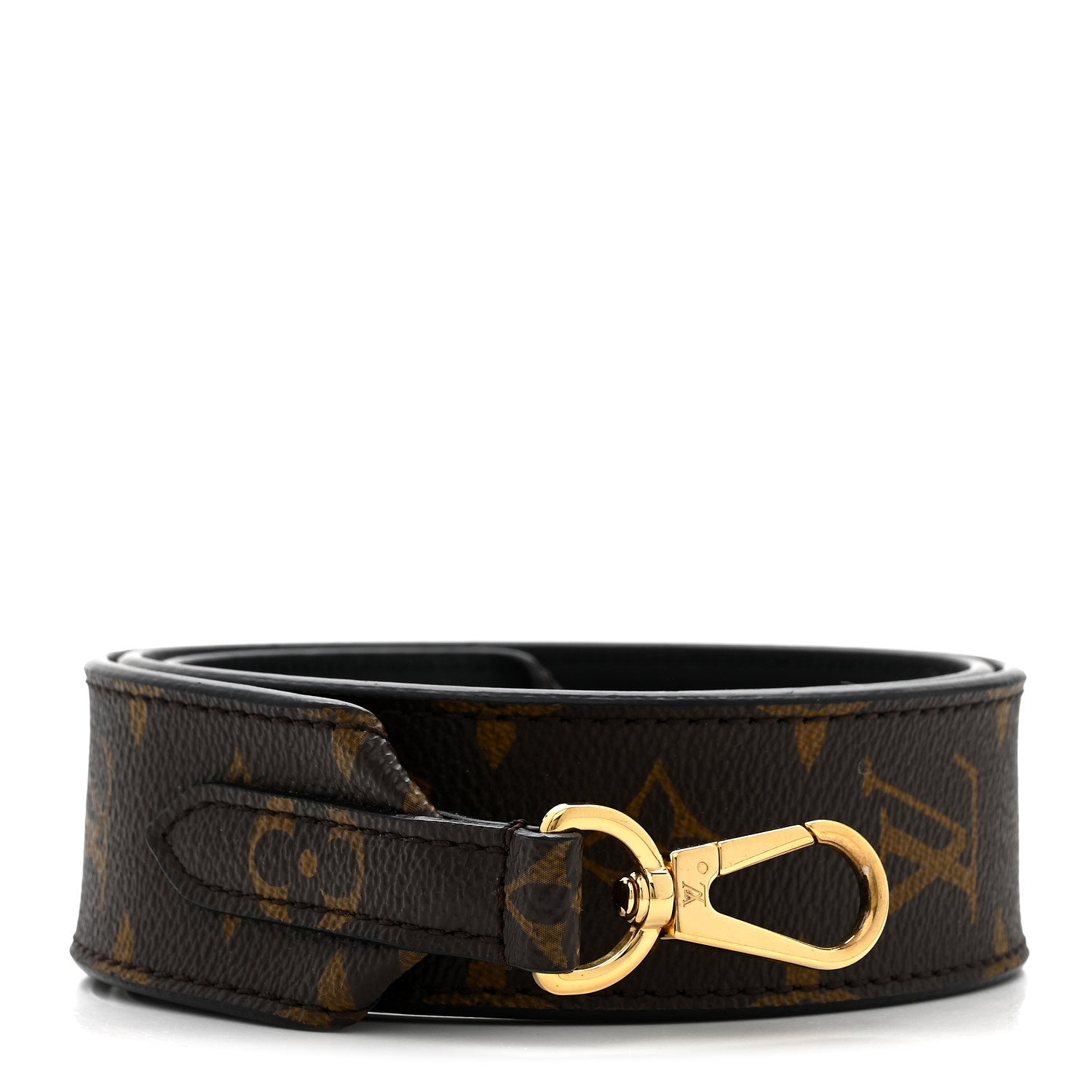 Louis Vuitton Monogram Bandouliere Shoulder Strap Black