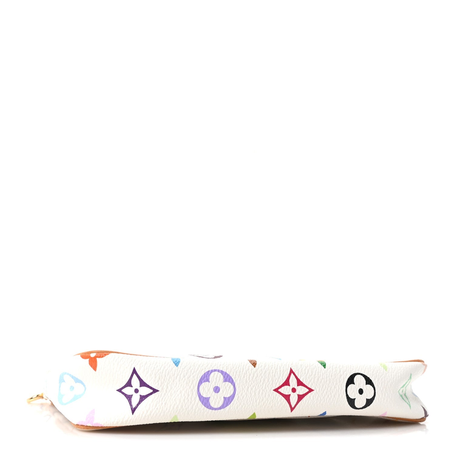 Louis Vuitton Monogram Multicolor Pochette Accessories White