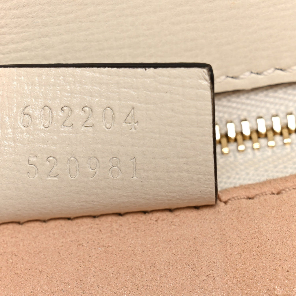 Gucci GG Supreme Monogram Horsebit 1955 Shoulder Bag Beige Mystic White