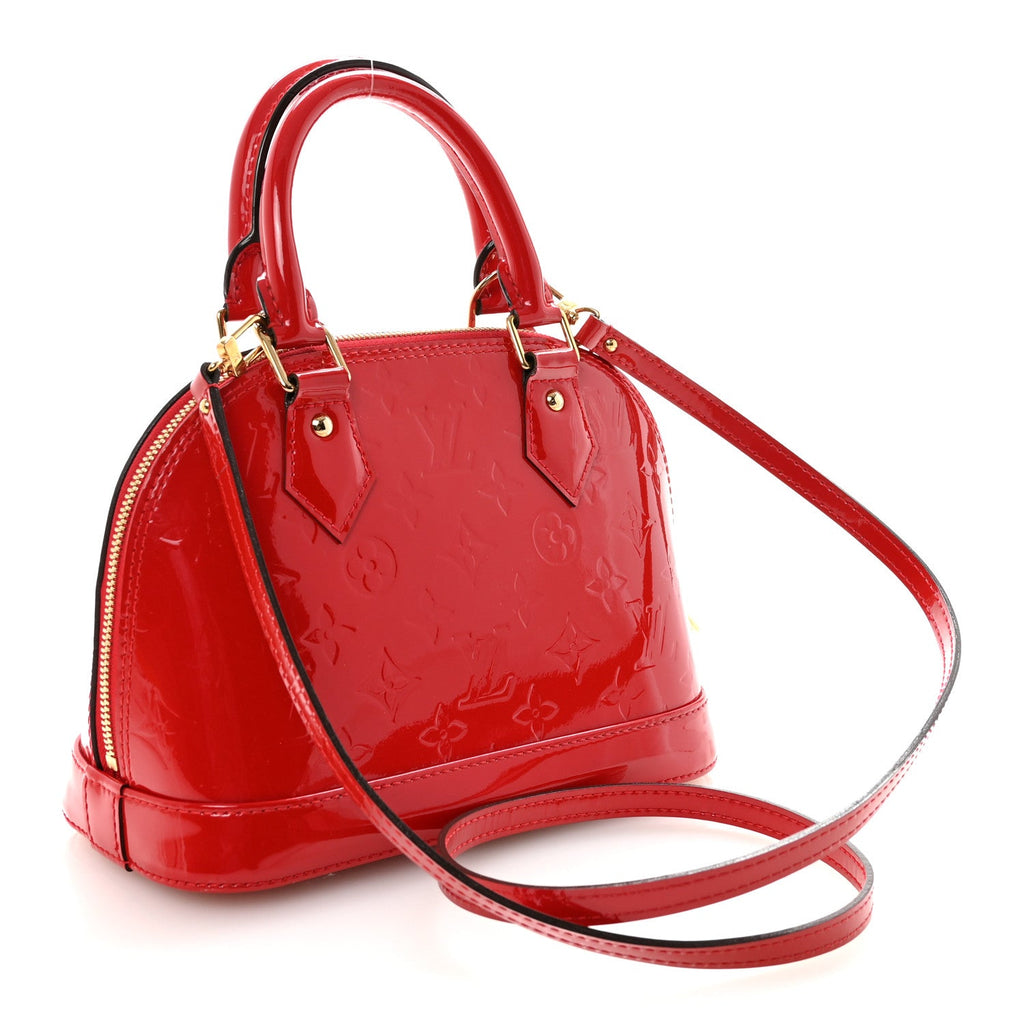 Louis Vuitton Vernis Alma BB Cherry