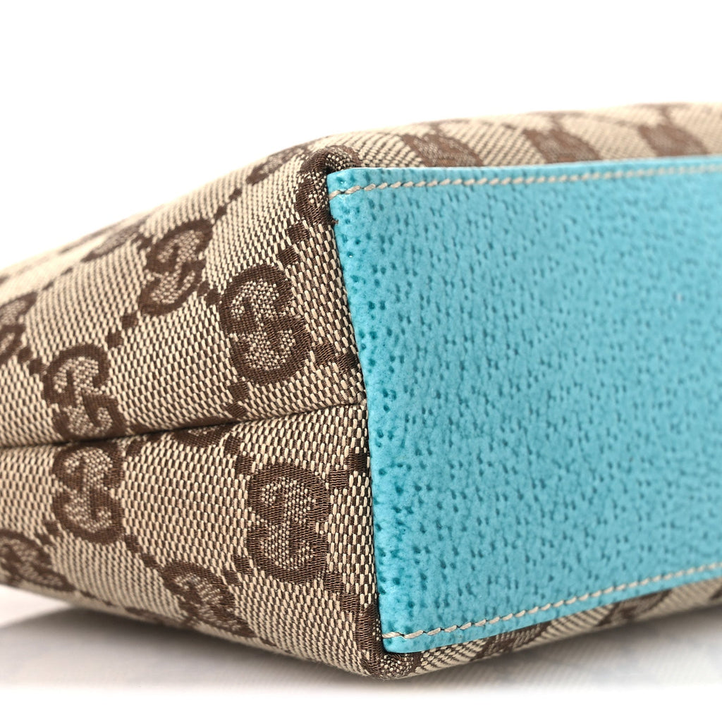 Gucci Monogram GG Cosmetic Case Turquoise