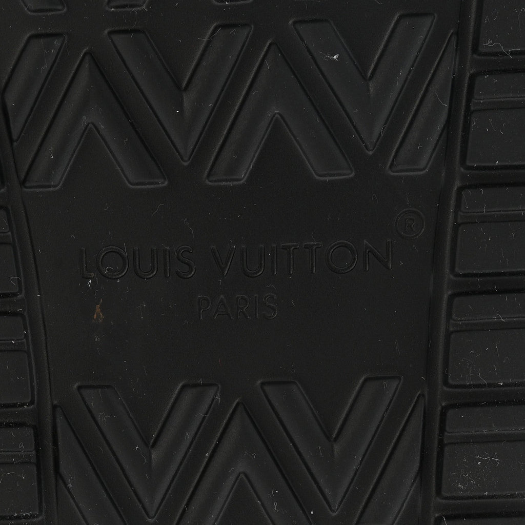 Louis Vuitton Grained Calfskin Sunset Comfort Flat Sandals 38 Black