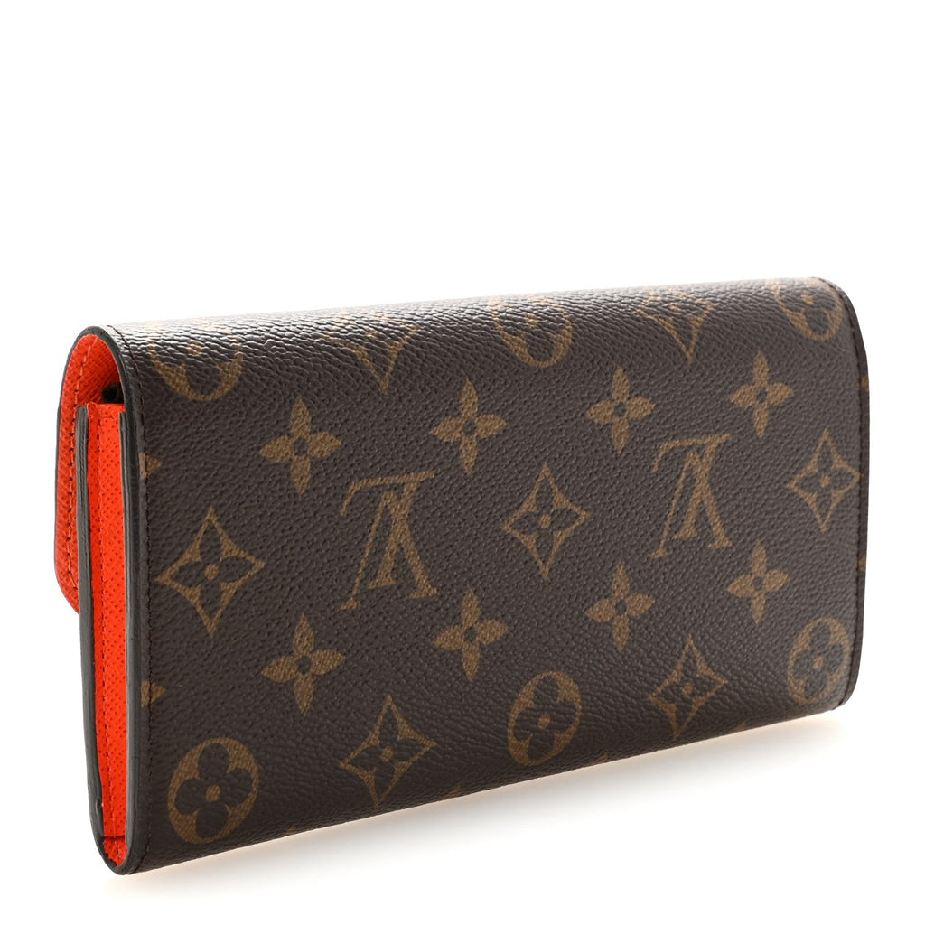 Louis Vuitton Monogram Emilie Wallet Piment