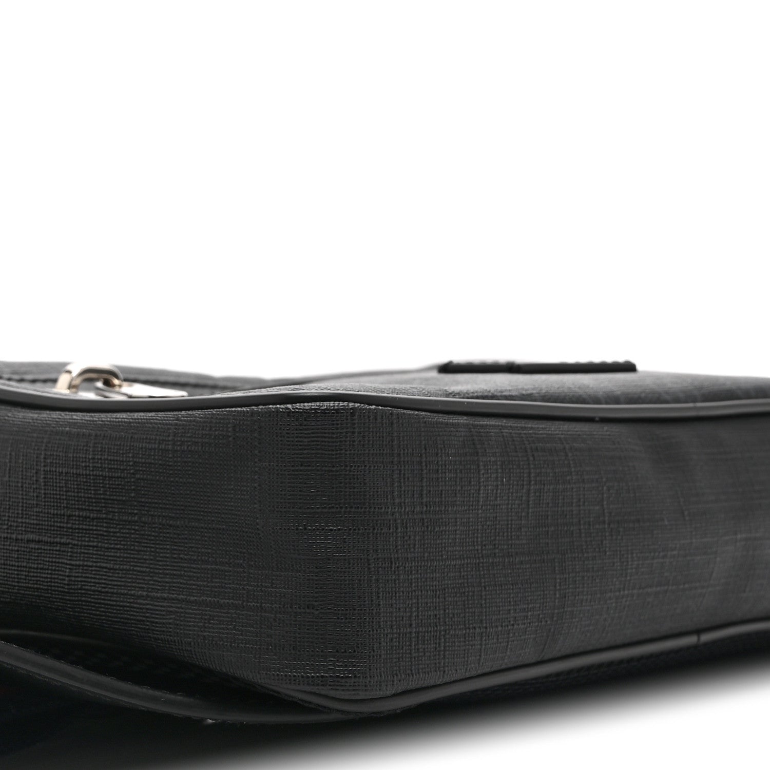 Gucci Soft GG Supreme Monogram Web Belt Bag Black Grey