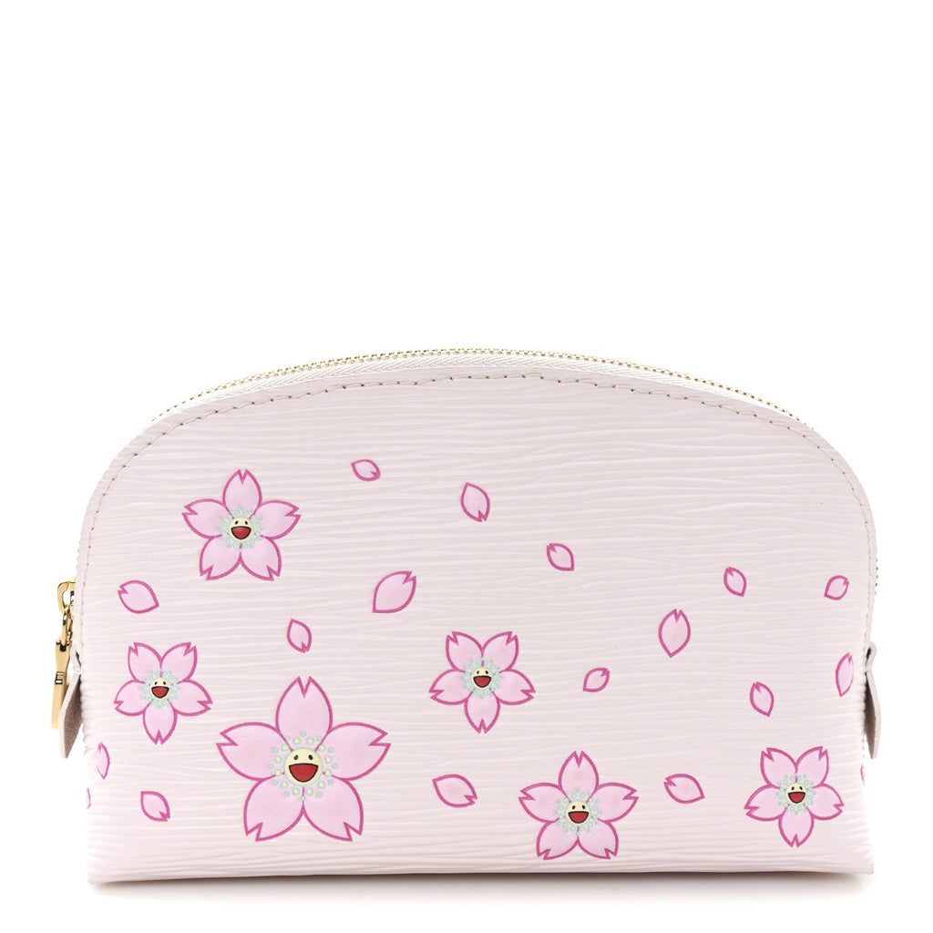 Louis Vuitton LV X TM Epi Cherry Blossom Cosmetic Pouch Pink