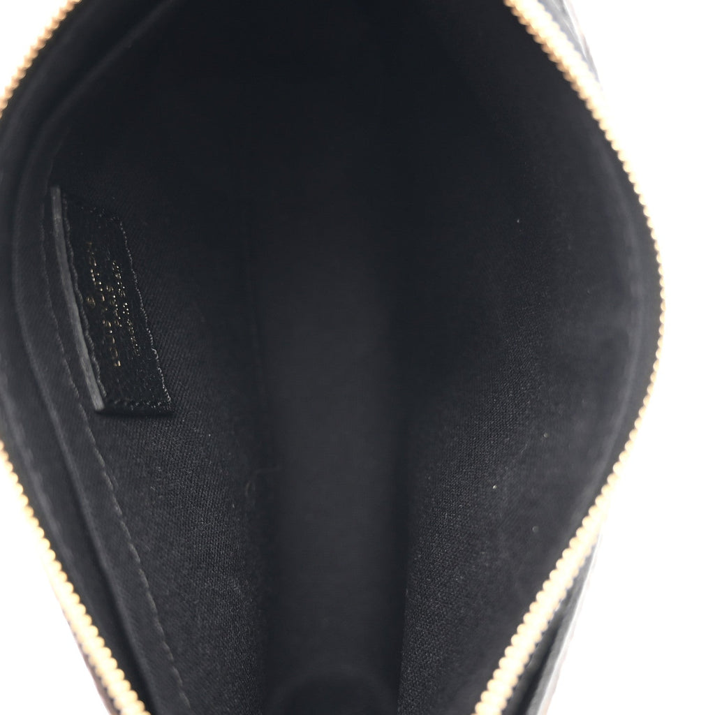 Louis Vuitton Monogram Pallas Clutch Black