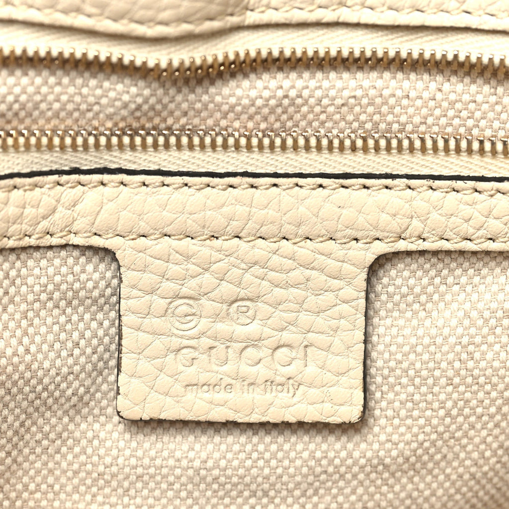 Gucci Cellarius Calfskin Medium Soho Flap Crossbody Ivoire