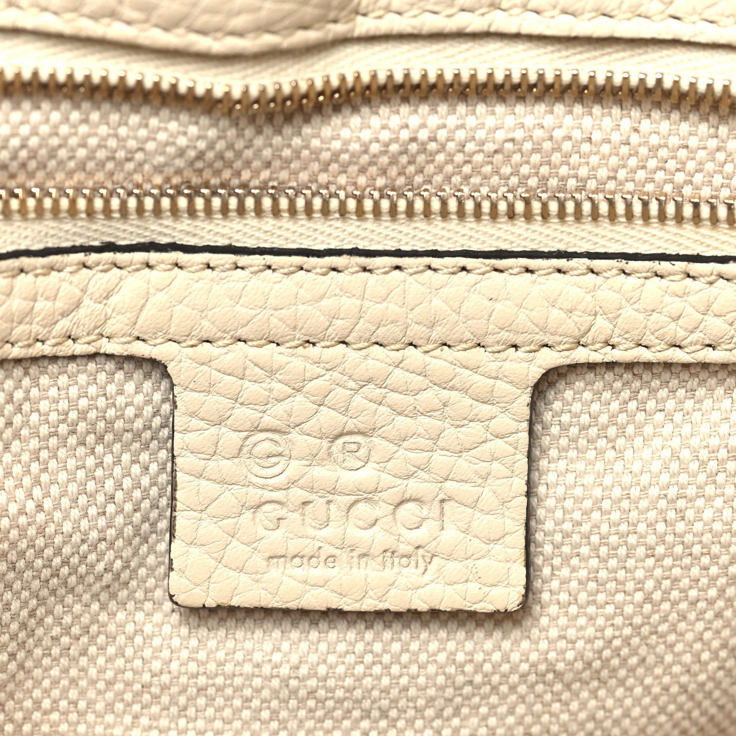 Gucci Cellarius Calfskin Medium Soho Flap Crossbody Ivoire
