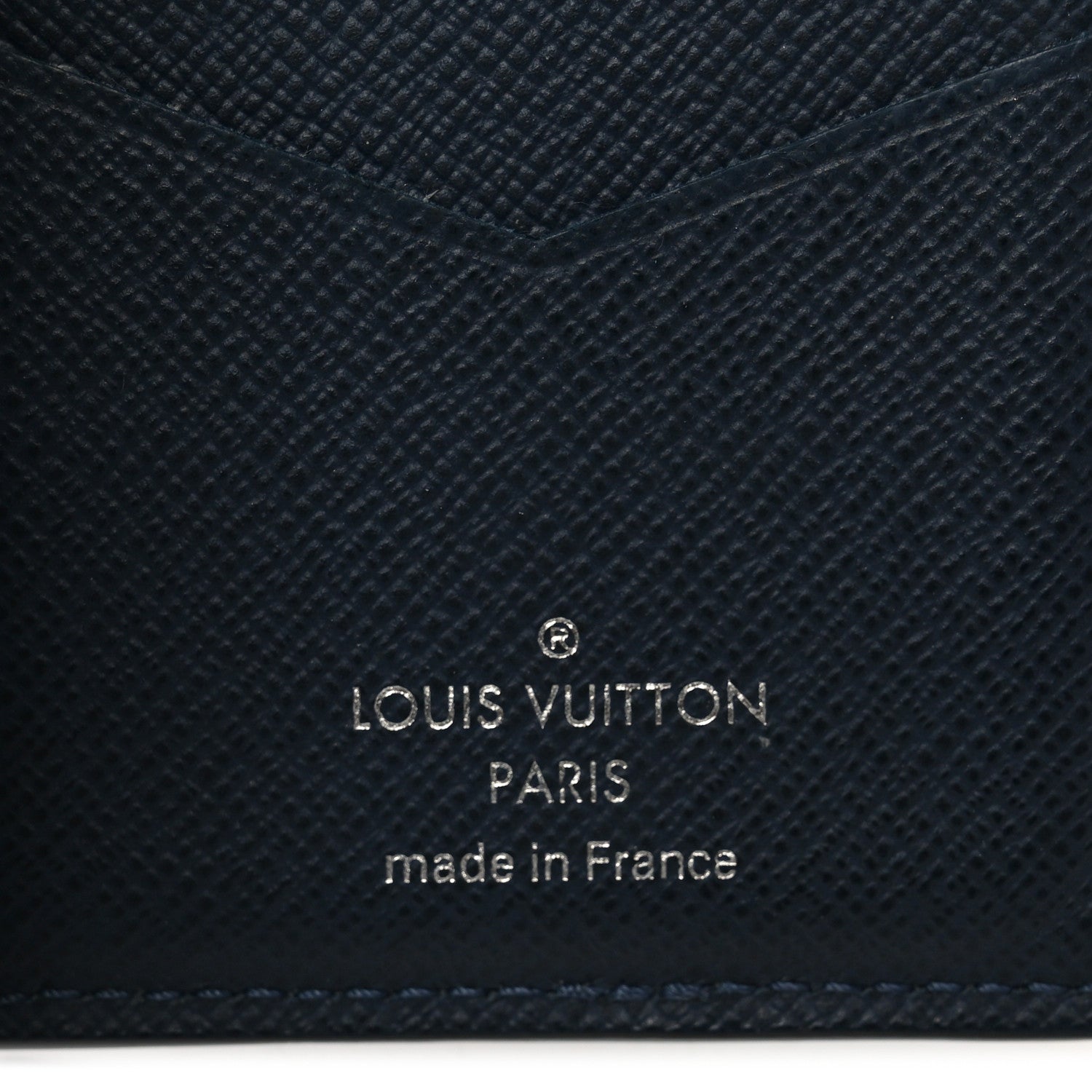Louis Vuitton Epi Initials Pocket Organizer Blue Marine