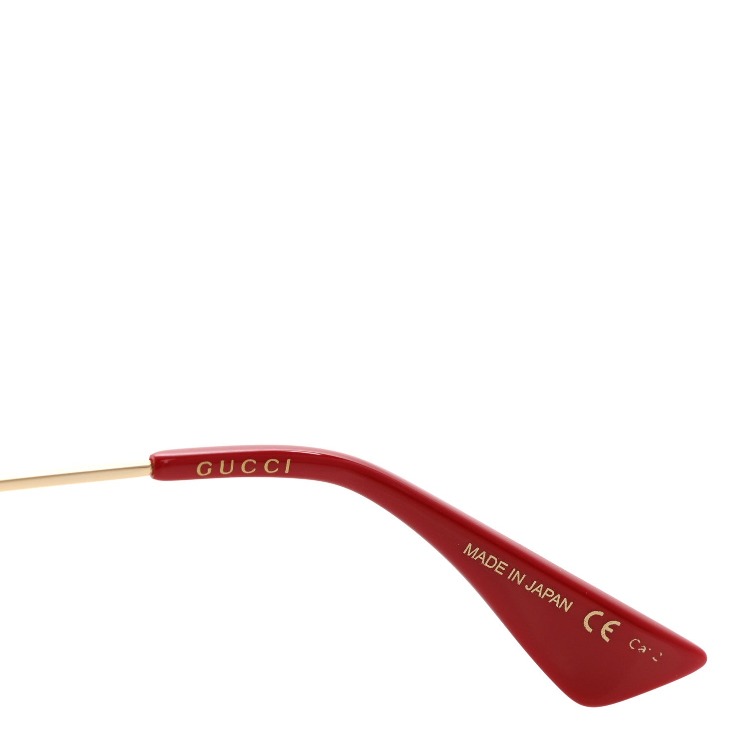 Gucci Metal Round Frame Sunglasses GG0061S Green Red Tortoise