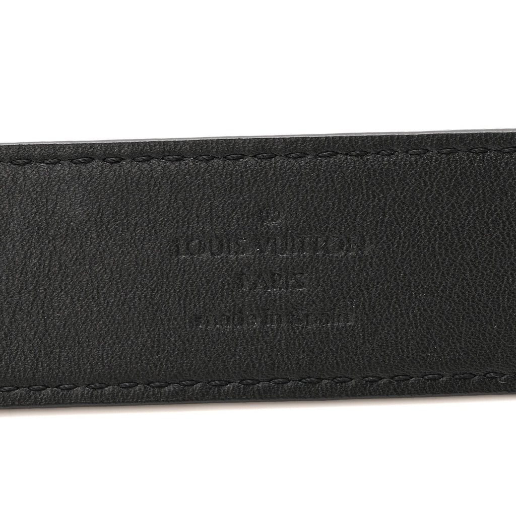 Louis Vuitton Epi 30mm LV Twist Belt 90 36 Black