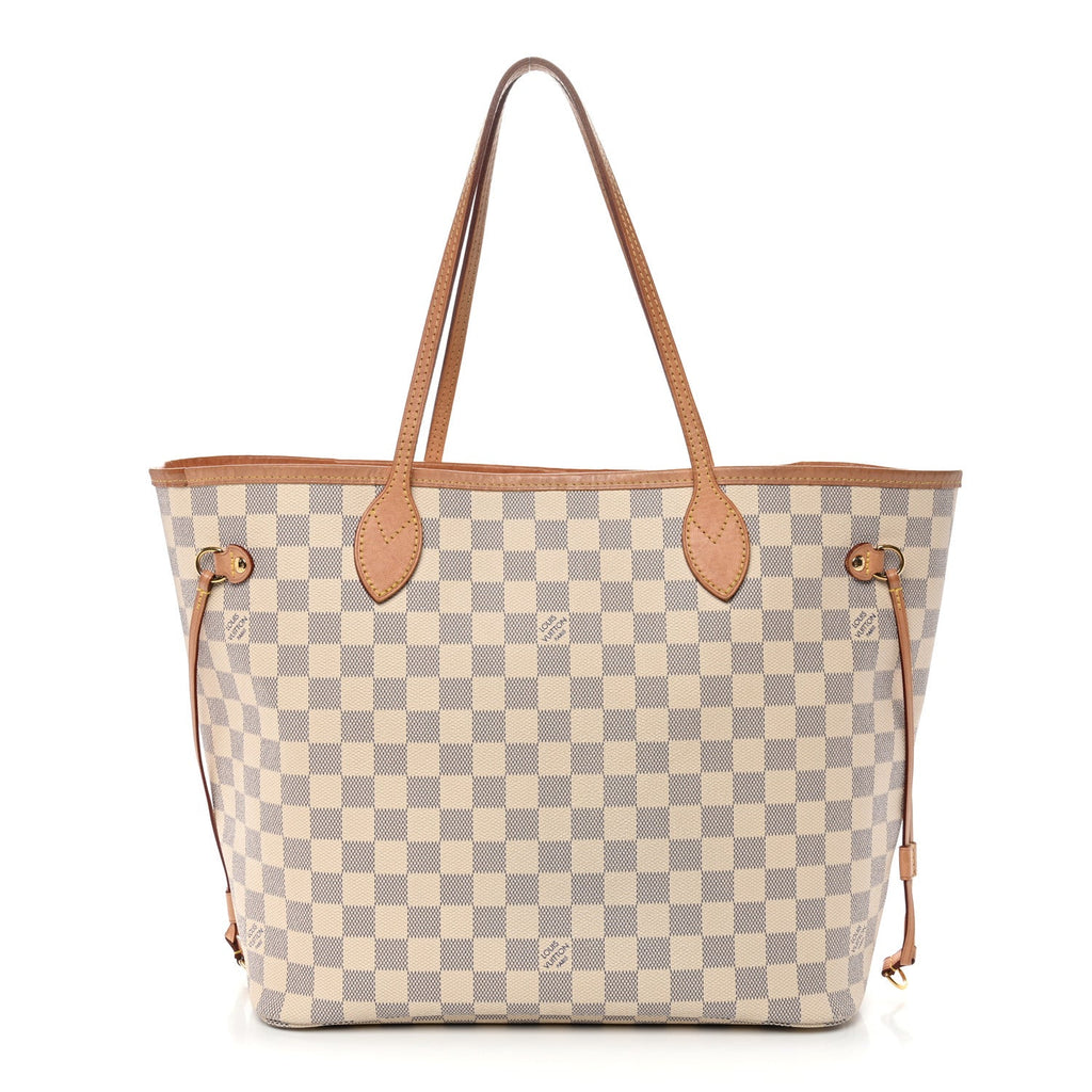 Louis Vuitton Damier Azur Neo Neverfull MM Rose Ballerine