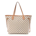 Louis Vuitton Damier Azur Neo Neverfull MM Rose Ballerine