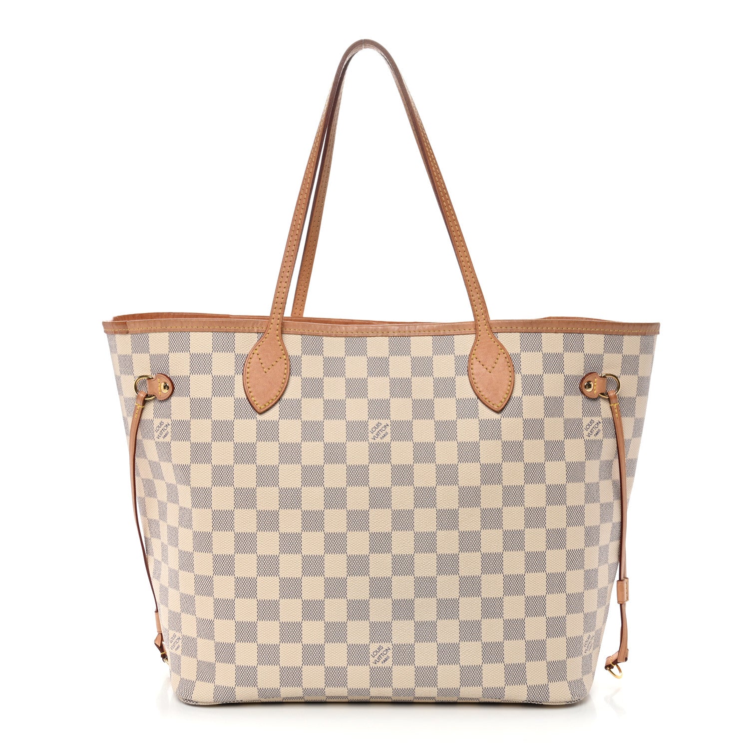 Louis Vuitton Damier Azur Neo Neverfull MM Rose Ballerine
