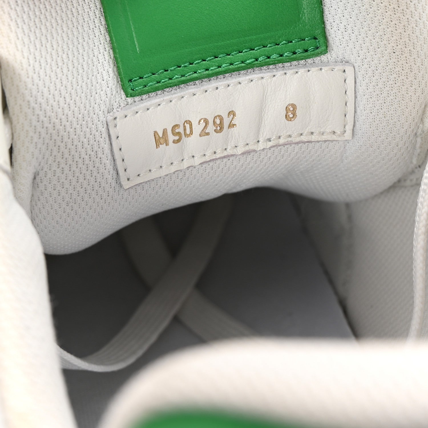 Louis Vuitton Calfskin Monogram Mens LV Trainer Sneakers 8 Green