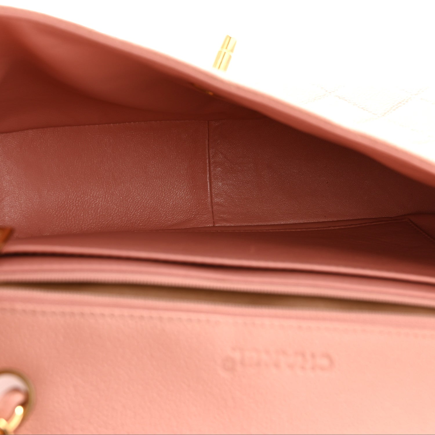 Chanel Caviar Quilted XL Jumbo Single Flap Light Pink