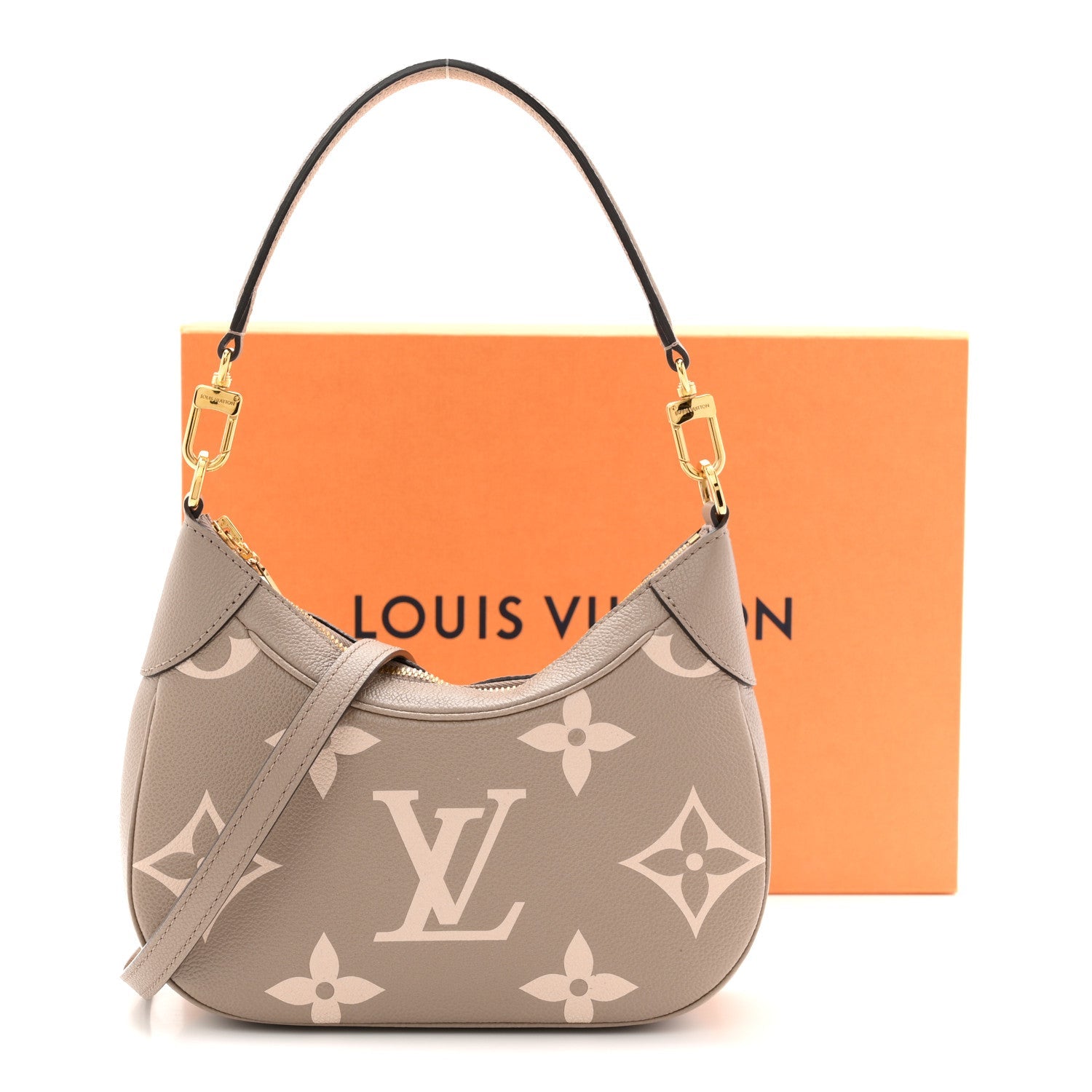 Louis Vuitton Empreinte Monogram Giant Bagatelle NM Tourterelle Creme
