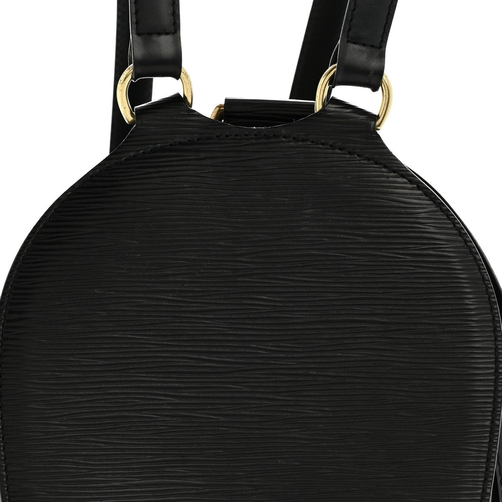 Louis Vuitton Epi Mabillon Backpack Black