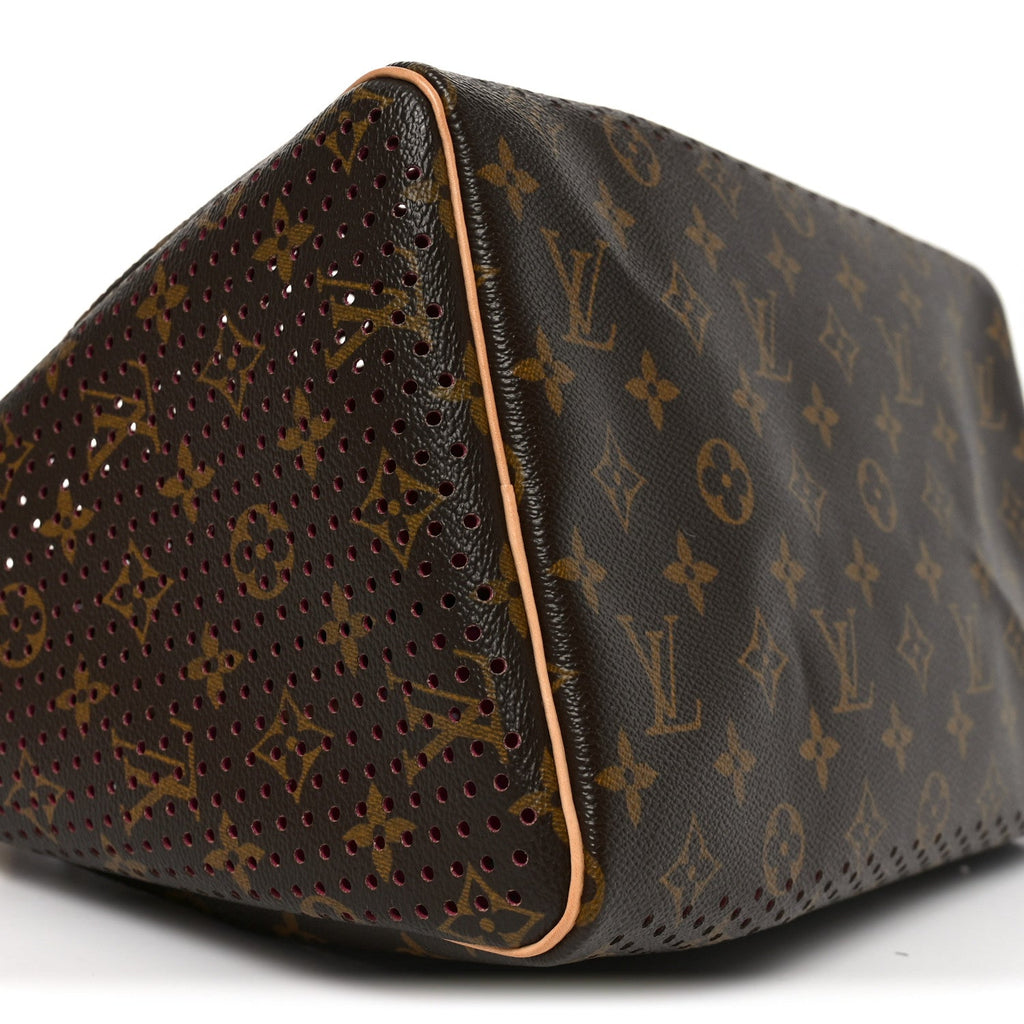 Louis Vuitton Monogram Perforated Speedy 30 Fuchsia