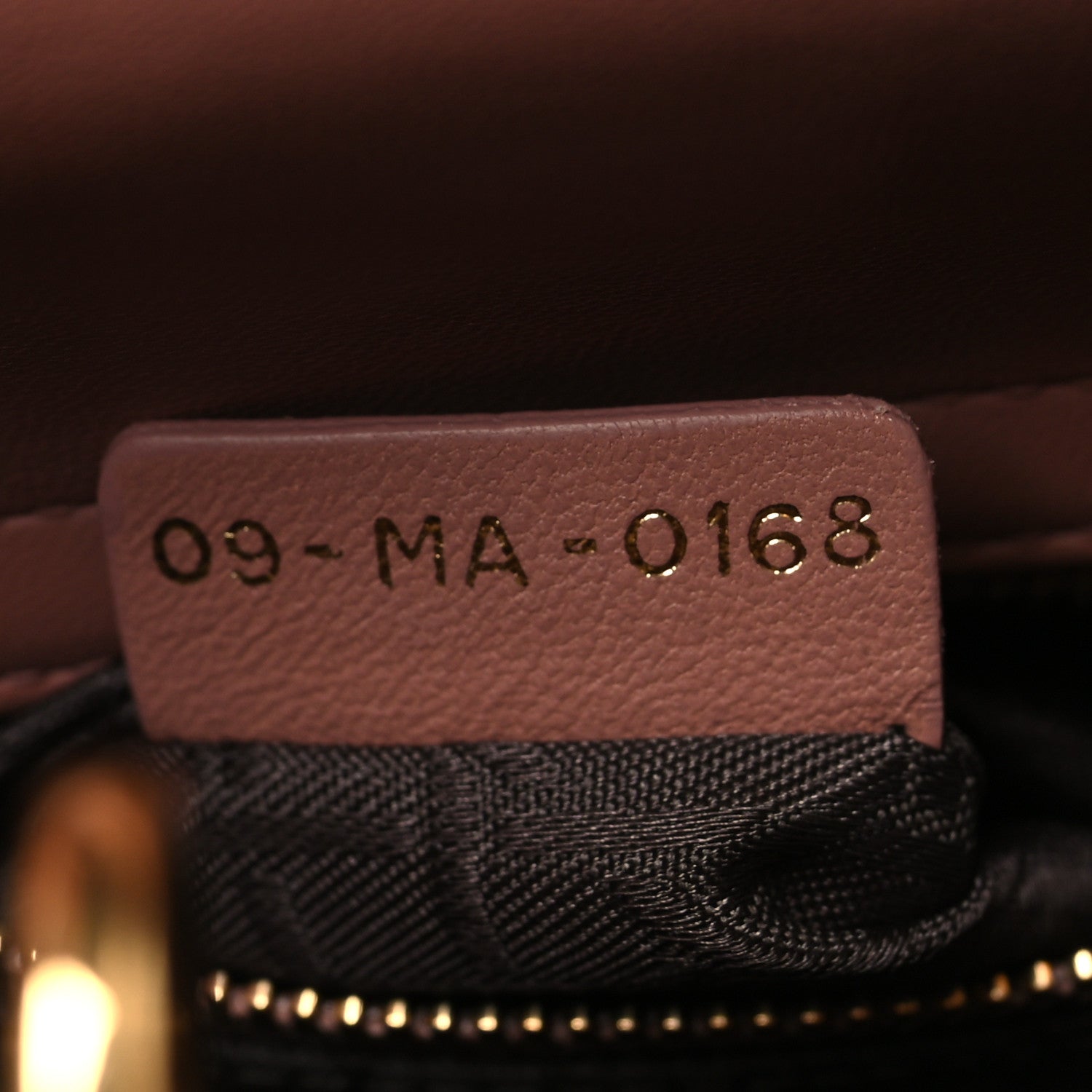 Christian Dior Lambskin Cannage Small My ABCDior Lady Dior Fard