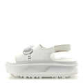 Gucci Soft Rubber Horsebit Touch Womens Strapped Sandals 38 Great White