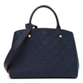 Louis Vuitton Empreinte Montaigne MM Marine Rouge