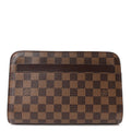 Louis Vuitton Damier Ebene Pochette Saint Louis Clutch