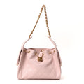 Chanel Caviar Quilted Small Chanel 25 Handbag Light Pink