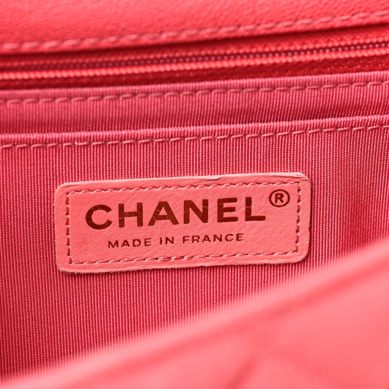 Chanel Iridescent Caviar Quilted Mini Flap With Thick Strap Pink Beige
