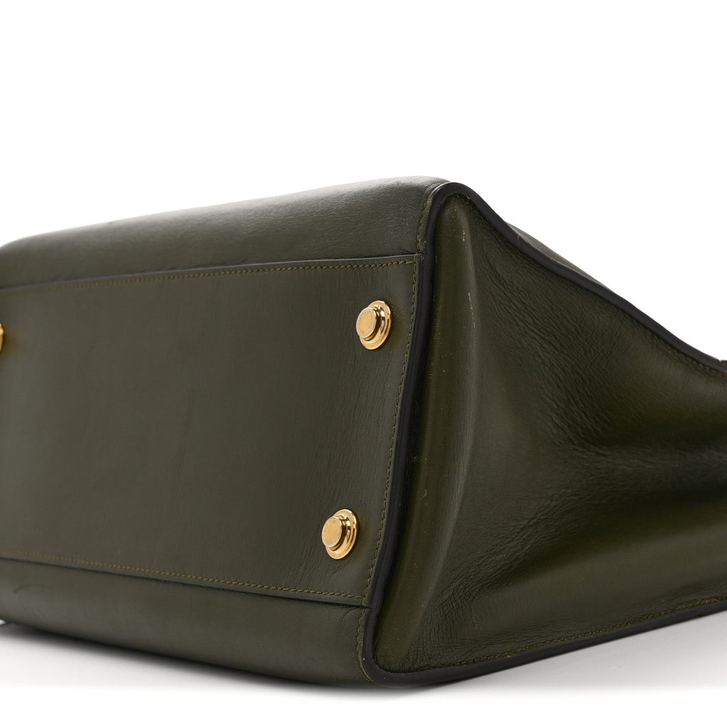 Louis Vuitton Taurillon City Steamer MM Kaki Creme Black